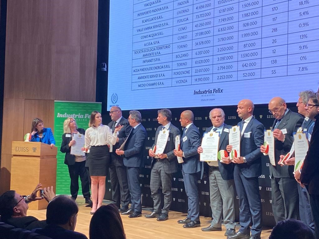 Ambiente Servizi riceve il premio Industria Felix 2022