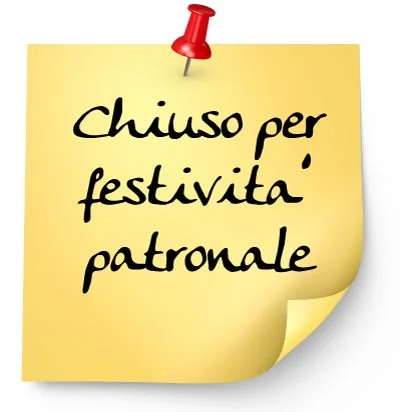 8 settembre uffici chiusi in occasione della Festa patronale